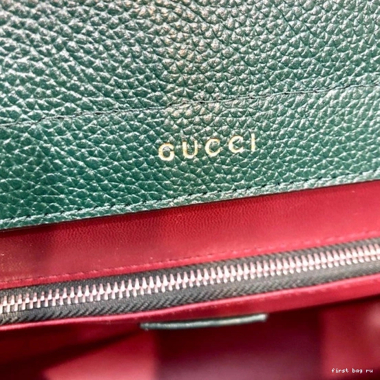 First bag ru small leather Zumi grainy Gucci handle top bag 0712
